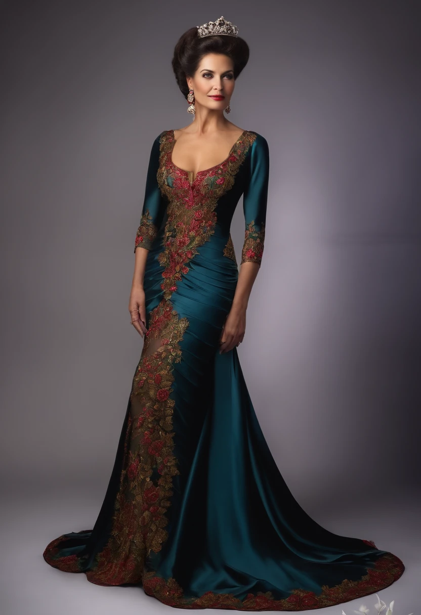 Royal sister mature woman full body photo