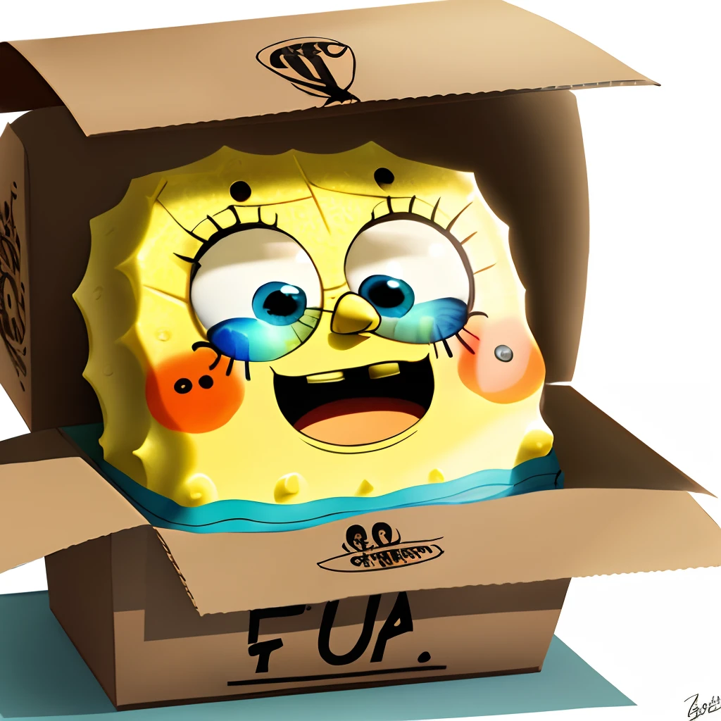 SpongeBob and Trump box