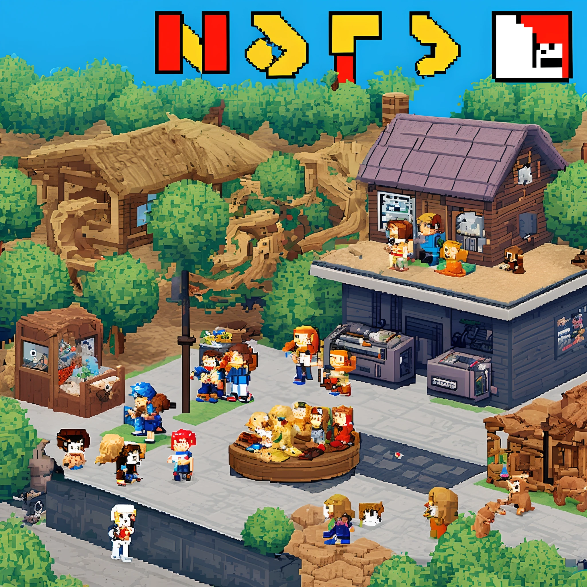 Beagle, toy, 8 bits, pixel, weed, human,