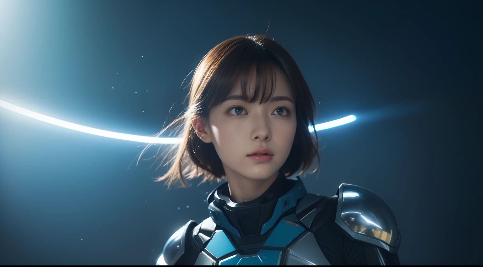 From the movie New Century Evangelion,blue theme,Best quality,Masterpiece,Realistic,professional,Vivid colors,Ultra-fine painting,Portrait,anime big breast,Photogram,number art,Fantasyart,3d graphic,Cinematic_lighting,Strong_rim_Light,rim-light,Ambient_Light,Tyndall effect,moodylighting,Huge_filesize,Real,female pervert,Mecha musume,Cyborg,Tights combat suit,Power armor,Cut clothes,Japanese_Armor,one side up,shmup,remains,rubble_废墟,(Extremely detailed Cg Unity 8K wallpaper),(((Masterpiece))),(((Best quality))),((Ultra-detailed)),(Best Illustration),((An extremely delicate and beautiful)),Dynamic Angle,Wind,classic,Spring,(Detailed light),(Sunlight),Beautiful and delicate water,(Painting),(Sketch),(full bloom),(Shine),
