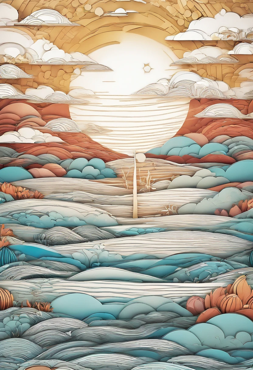The sun shines,The edges glow,Inner glow,one fish,a betta fish,Nice tail,Colorful,Wander among the clouds,(White clouds),Colorful light,Rainbow colors,Sparkling,(Irregular light spots),luxury goods,8K,the detail,Ray traching,depth of fields,电影灯光,