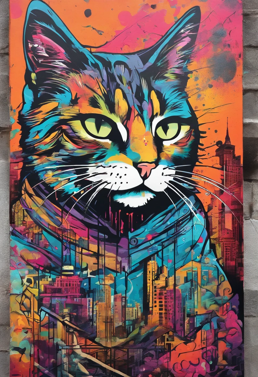 Cat in an apocalyptic world