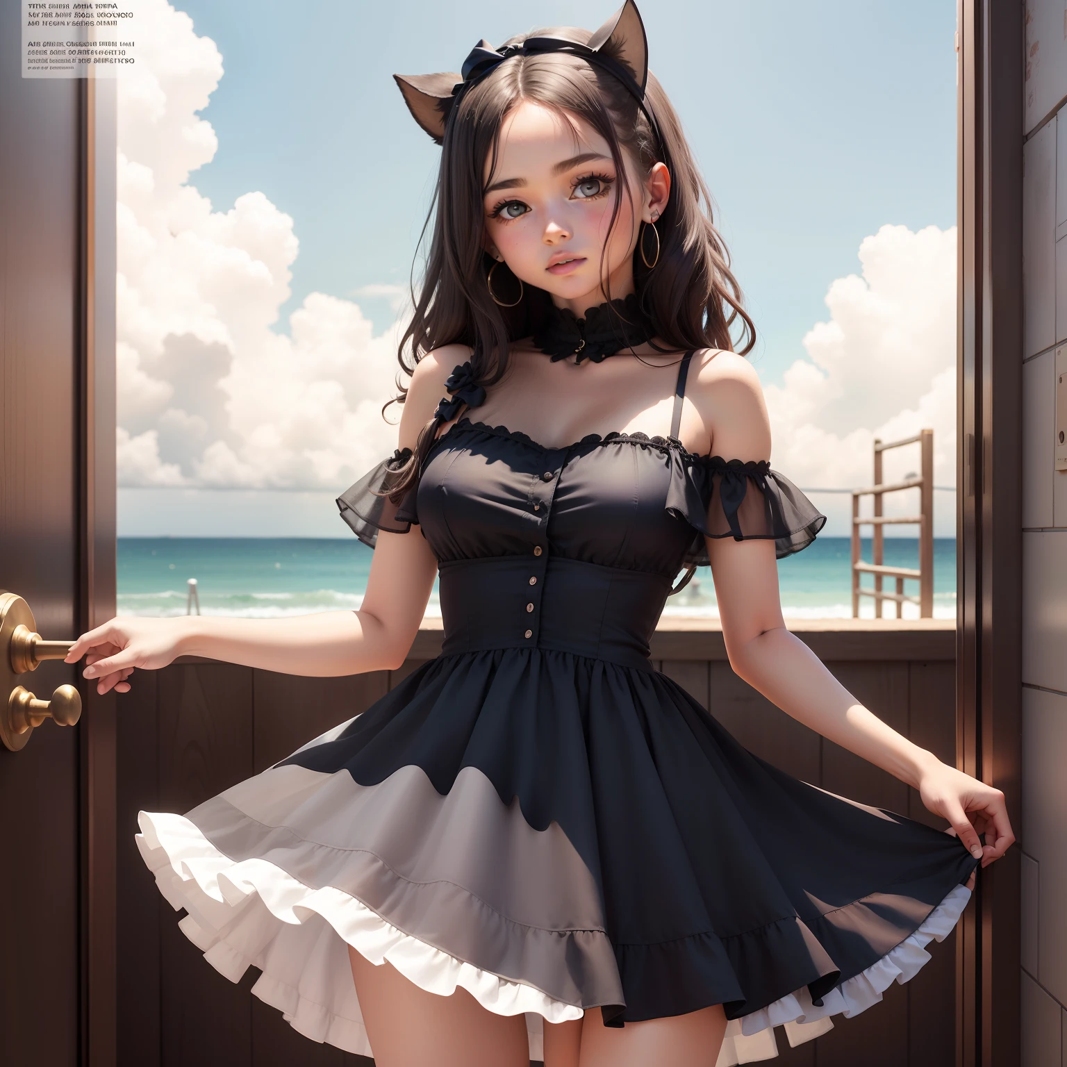 albina, de vestido transparente, olhar do teto, imagem ampla, imagem perfeita, imagem realista, imagem bem direcionada, imagem de Hollywood, capa de revista. Virilha marcada, seios pontiagudos