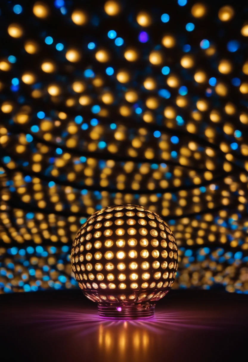 led bulb, promotional and futuristic style