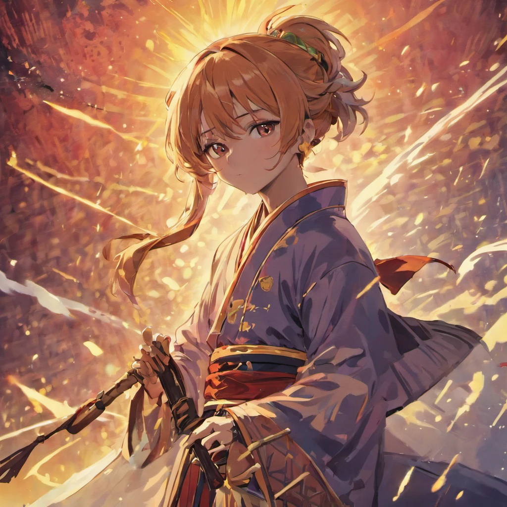 Chinese Taoist Male Samurai,8k wallpaper,Hanfu,超高分辨率,xiuxian,Armed with a sword,Half crouched on the ground,Hand detail,detail in face,