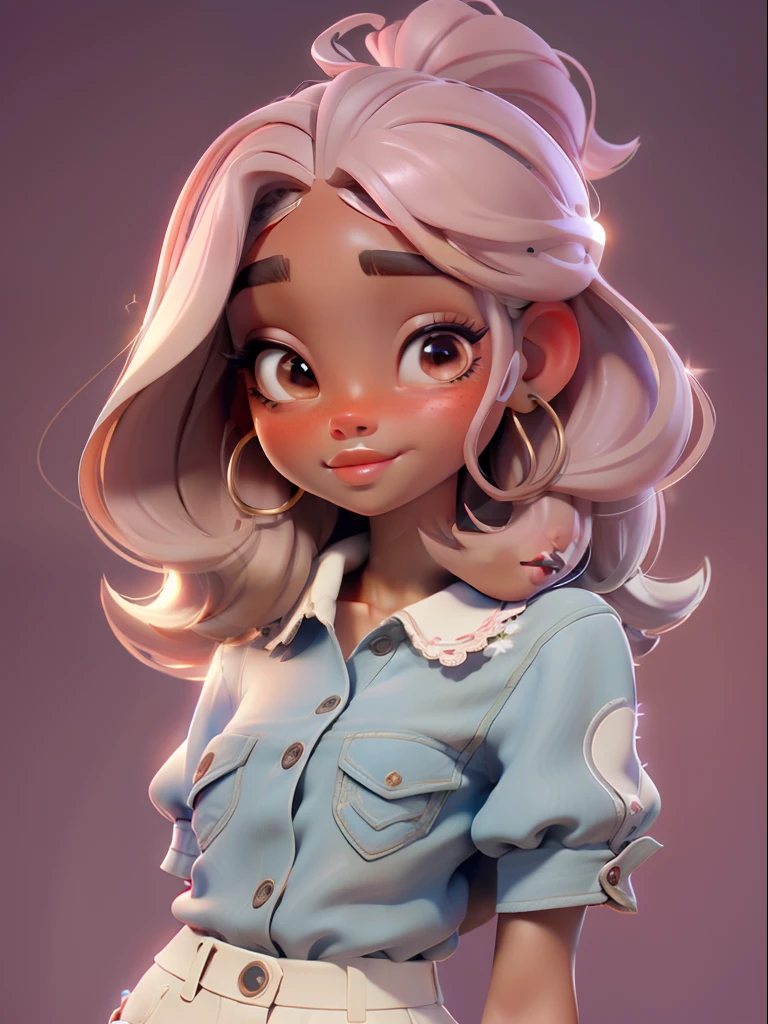 Uma menina morden, Brown skin, , maquiagem simples espumante, cara cintilante, Sparkling lips, Roupas hippies, imagens de alta qualidade, ela e seu computador, nerd, fotos cintilantes
