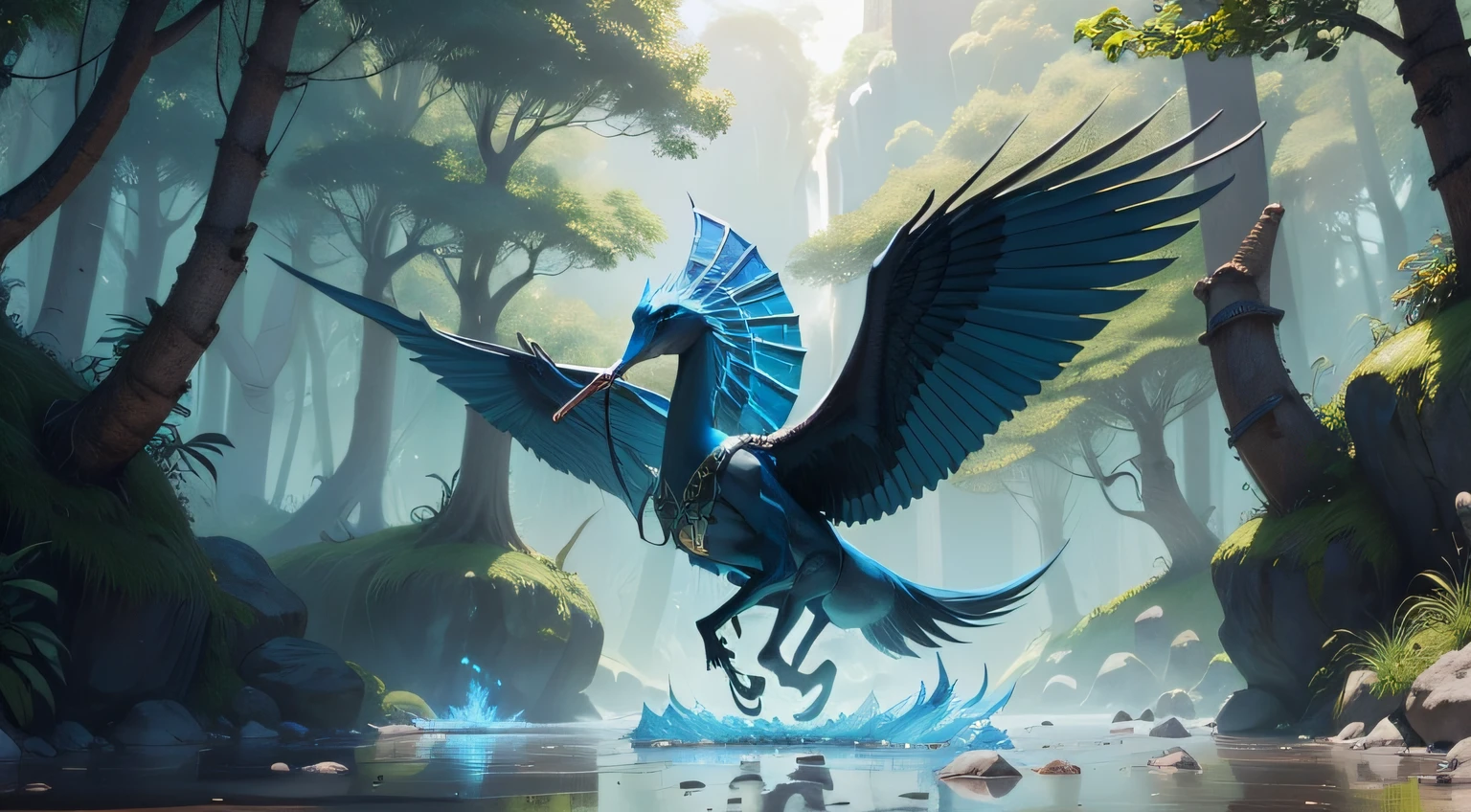magic land, Rios, Criaturas aladas