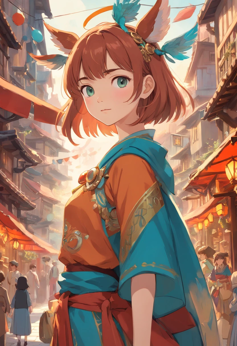 (best quality,4k,8k,highres,masterpiece:1.2),ultra-detailed,(realistic,photorealistic,photo-realistic:1.37),anime,realistic anime costume design,colorful, vibrant colors,sharp focus,hair flowing in the wind,elaborate details, professional,anime character design,high-quality rendering,studio lighting,dynamic poses,unique and expressive facial expressions,captivating eyes and gaze,exquisite fabric textures,attention to small details,artistic expression,eye-catching outfit designs,stylized accessories,perfect symmetry,special attention to facial features,fringes and ribbons,mix of traditional and modern elements,impressive and elaborate headpieces,subtle shading and highlights,beautifully crafted armor pieces,unique weapons,imposing and powerful stances,eye-catching color schemes,immersive backgrounds with magical surroundings,fantastical landscapes and cityscapes,highly detailed environments,atmospheric lighting and shadows,elevated sense of depth and perspective,impressive perspective distortion,impressive variety in character designs,dynamic and energetic poses,combination of softness and strength,emotional art style,rich and immersive world-building,emotionally driven storytelling,striking and memorable designs.