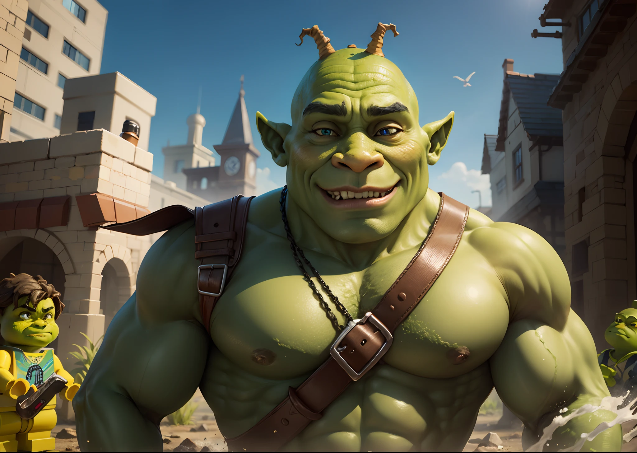 What would Shrek look like as Lego