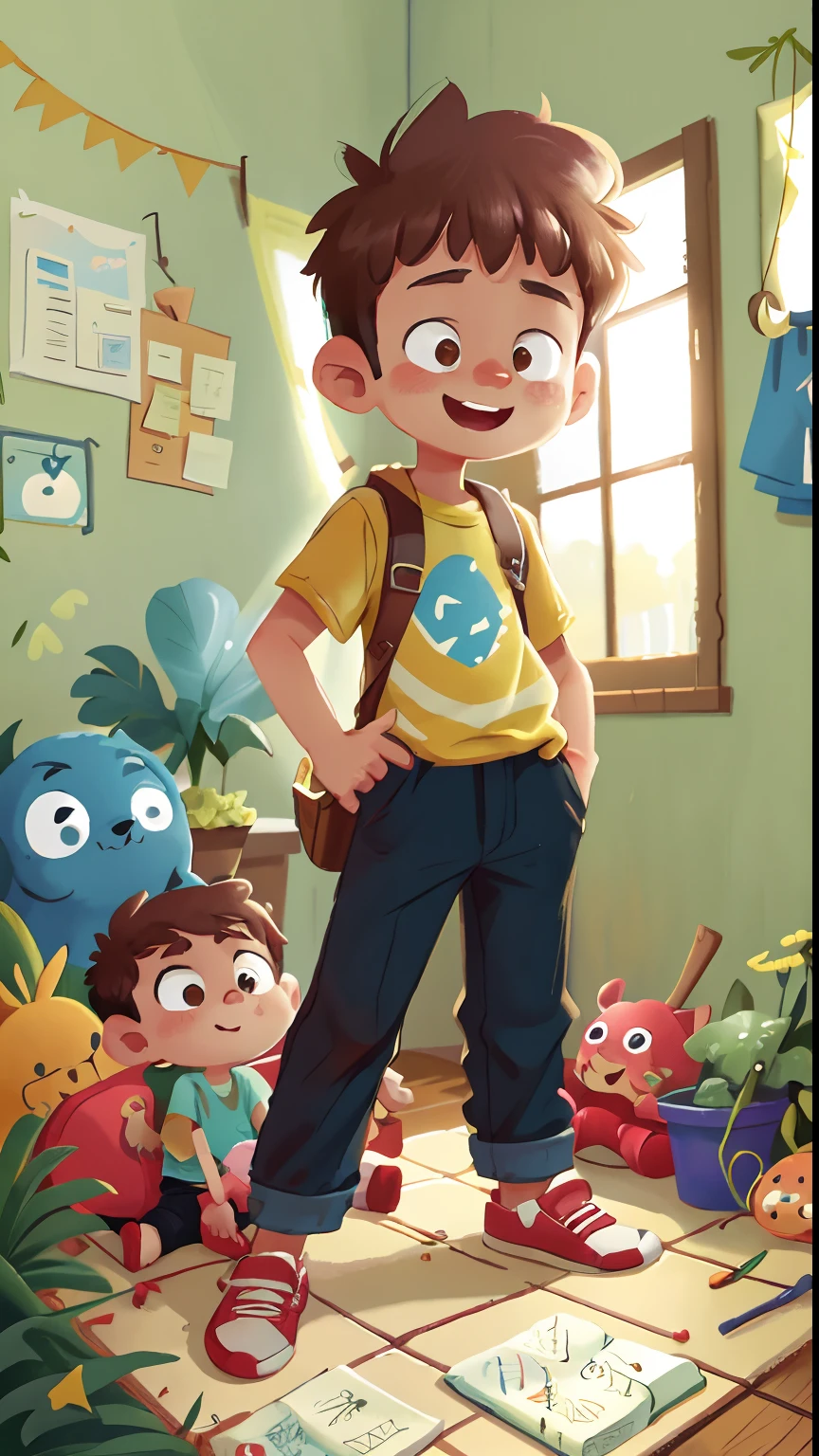 (happy) However, there was an aspect of Lucas that often got him into trouble. He was stubborn and didn't like to obey his parents' directions. Even though they gave him advice for his safety, he often went his own way, believing he could take care of himself.