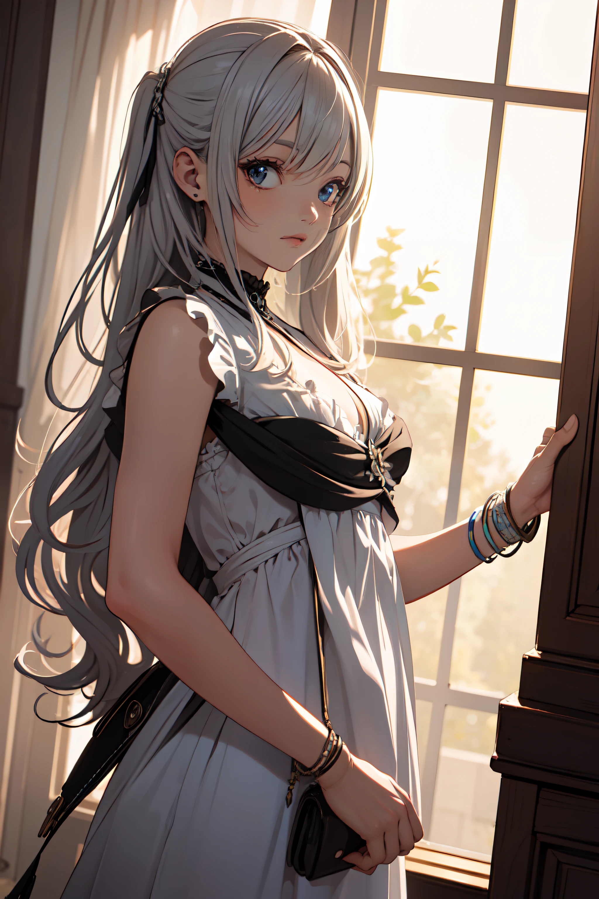 ((Best quality)), ((Masterpiece)), ((Ultra-detailed)), (illustration), (Detailed light)
