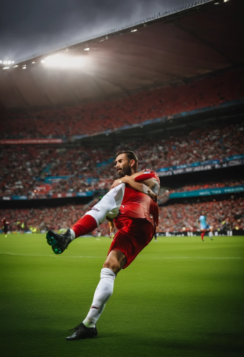 criar um video de 10 segundo de um gol no futebol