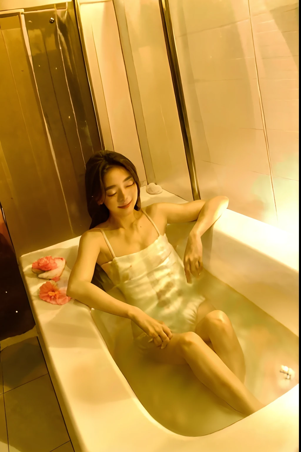 1. "Splish splash, taking a relaxing soak in the tub! 🛁💦 #SelfCareSunday"
2. "Embracing the simple joys of life - bubbles, warmth, and some much-needed 'me' time! 💕✨"
3. "When life gets overwhelming, find solace in a warm bath and let your worries float away. 🌸🌼a