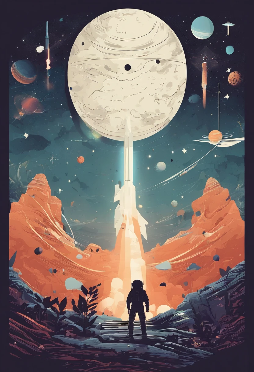 Mario in Space
(best quality,4k,8k,highres,masterpiece:1.2),ultra-detailed,(realistic,photorealistic,photo-realistic:1.37),astronaut,taking off,spacecraft,lunar surface,floating in zero gravity,distant galaxies,shining stars,futuristic spacesuit,stunning cosmic backdrop,extraterrestrial landscapes,alien creatures and plants,exploring unknown territories,journey through the universe,adventurous spirit,playful and determined,magical feeling,celestial exploration,colorful nebulas and asteroids,spacewalk and breathtaking views,orbiting around planets,interstellar adventures,rocket propulsion,exquisite space illustration,awe-inspiring cosmic creations.
