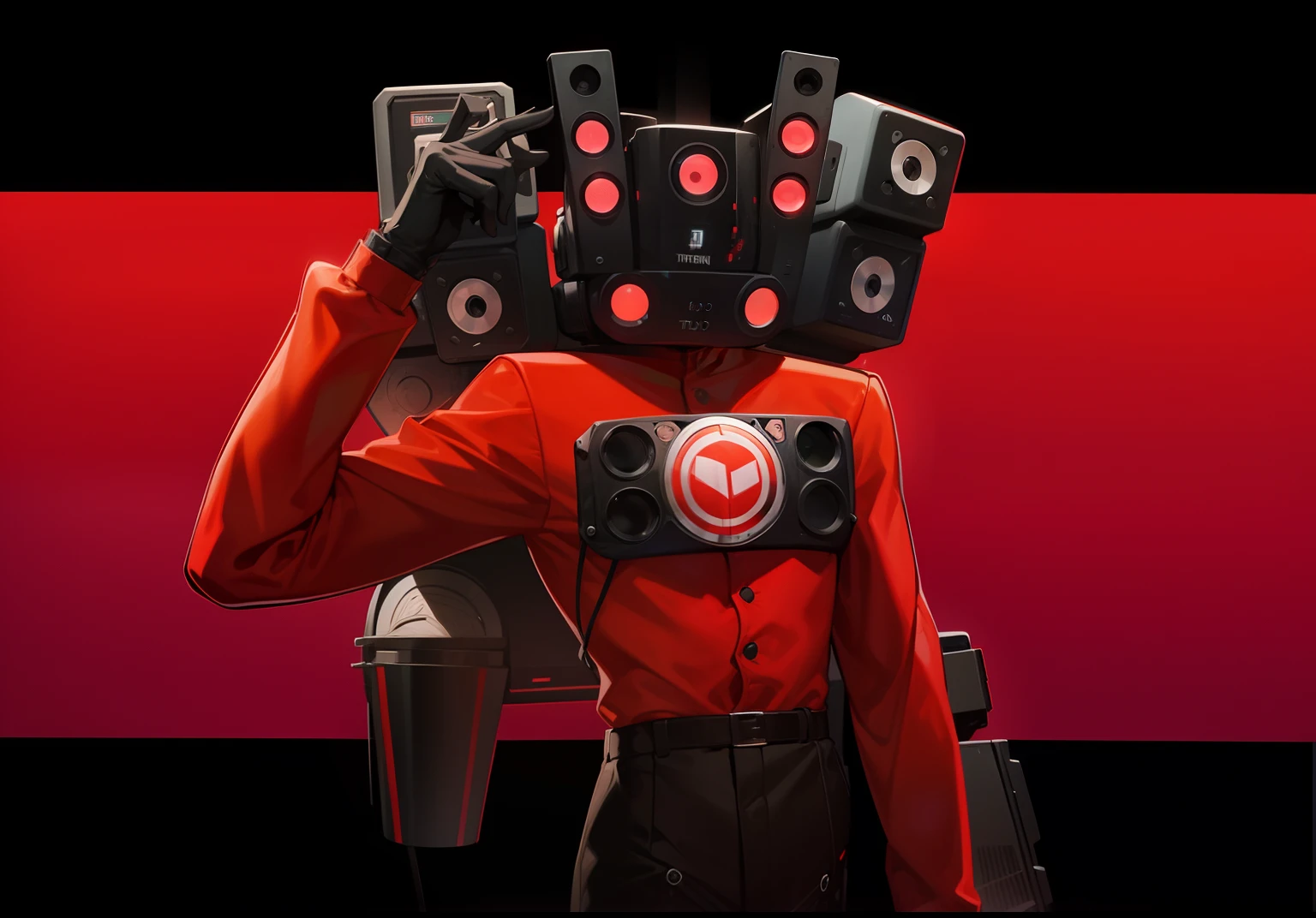 titan speakerman, not human