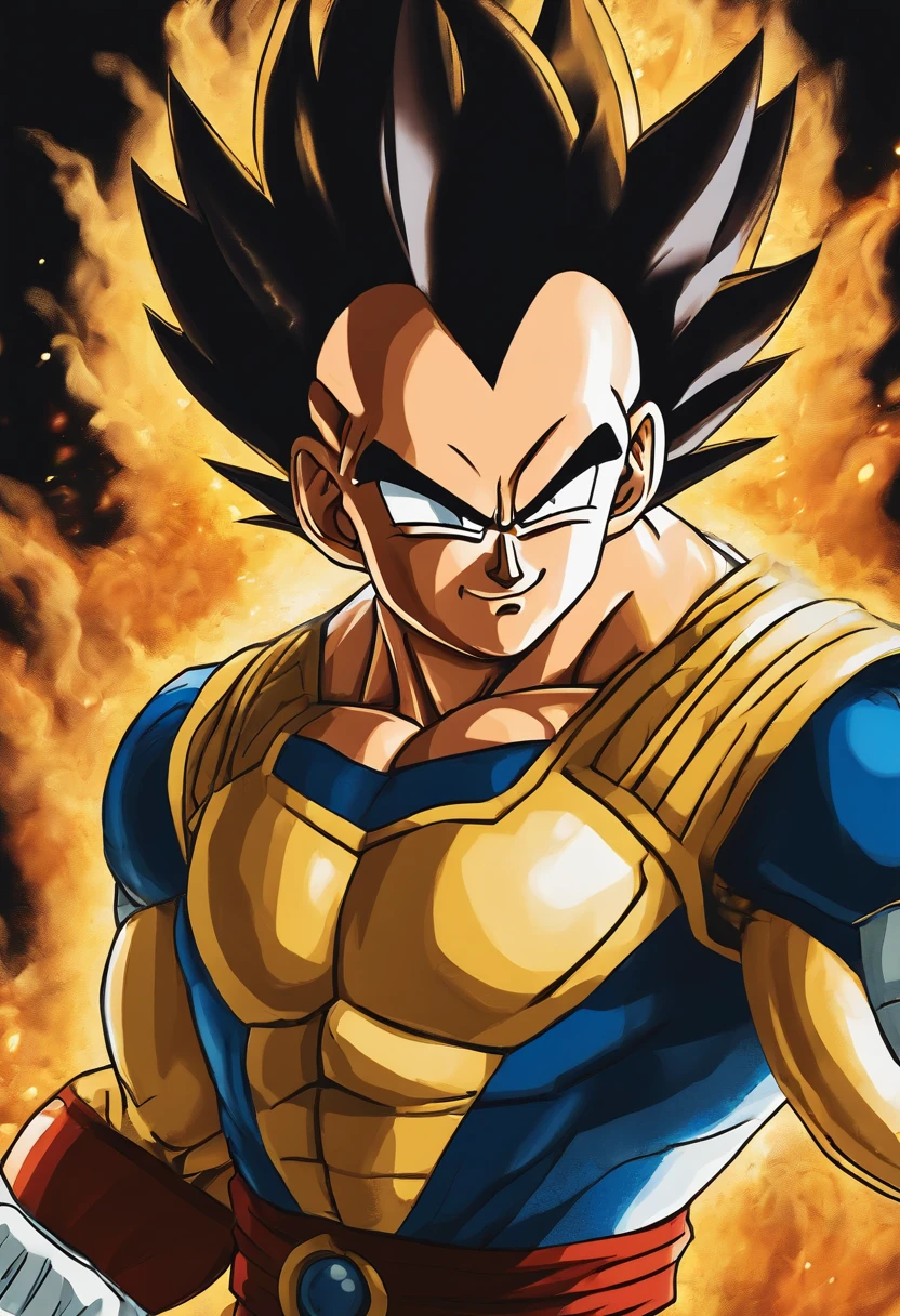 vegeta anime dragoball, akira toriyama