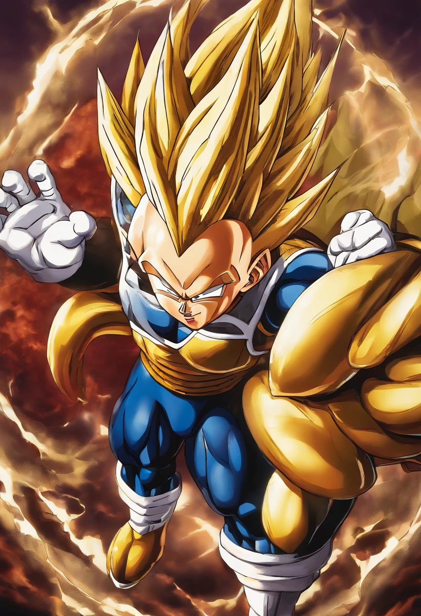 vegeta anime dragoball, akira toriyama