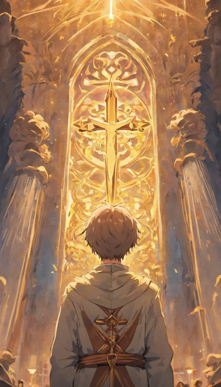 man praying