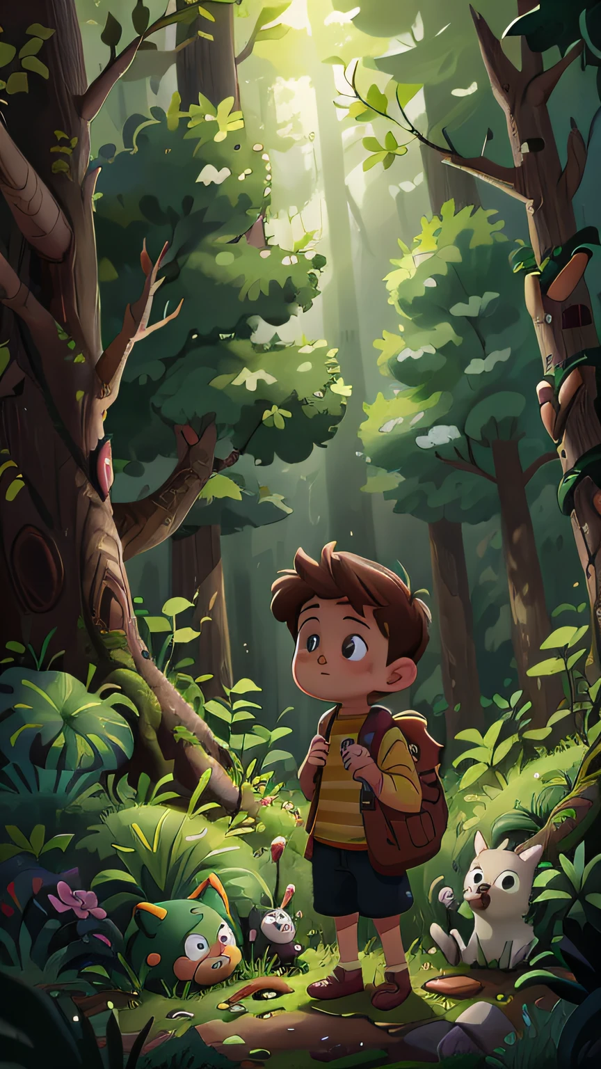 o kid lucas, However, as the day wore on, the forest began to grow darker and gloomy. The trees seemed to close in around her, making it difficult to see her way back. dark forest, darkness, fear, lost, scared