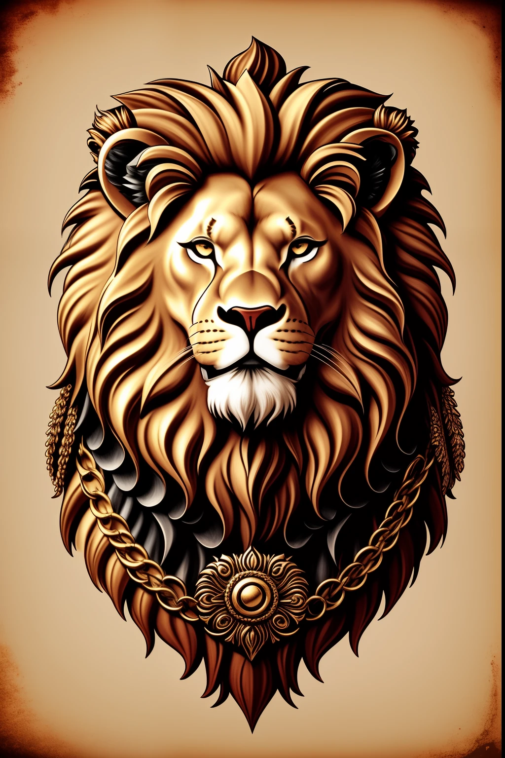 rococo punk lion,