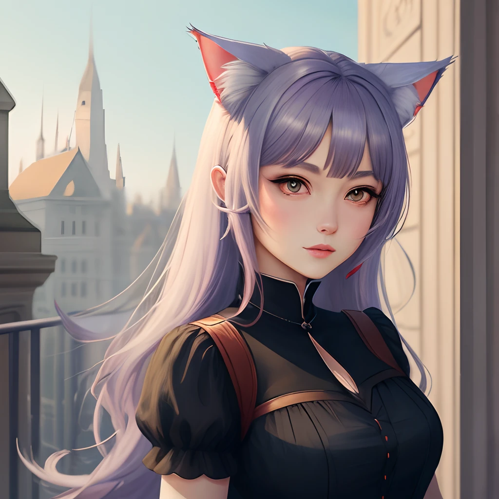 Cat-eared lady