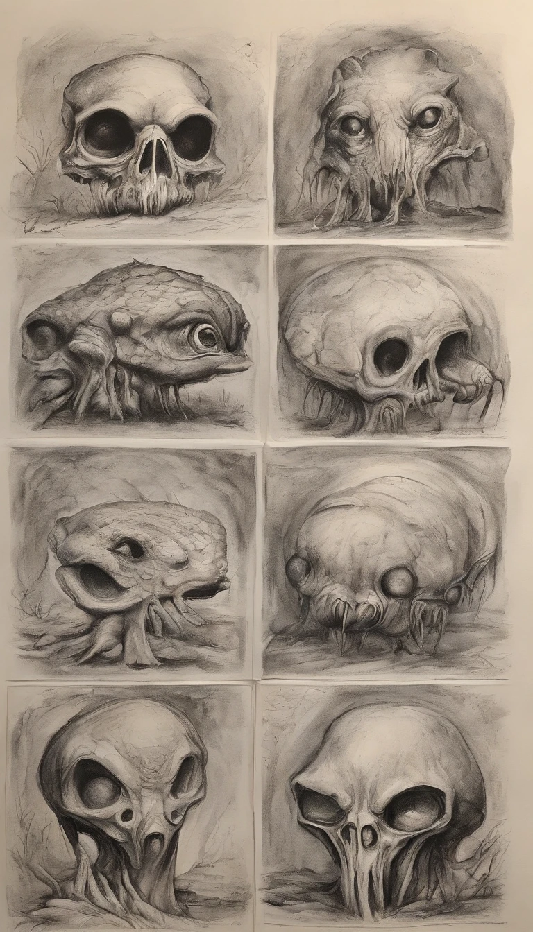 Drawing of alien babies,estranho,rugido,sangue,The city was destroyed,de um real,Facial features are carefully described,textura de pele realista,Estilo escuro,profundidade de campos,Feixe alto,Luz Real,Traching de raias,OC rendering,hyper-realistic,melhor qualidade,8k,Obras de mestres,super-fino,pelos pubianos detalhados,Anatomia correta,sharp focus on eyes,Bokeh,Facial features are carefully described