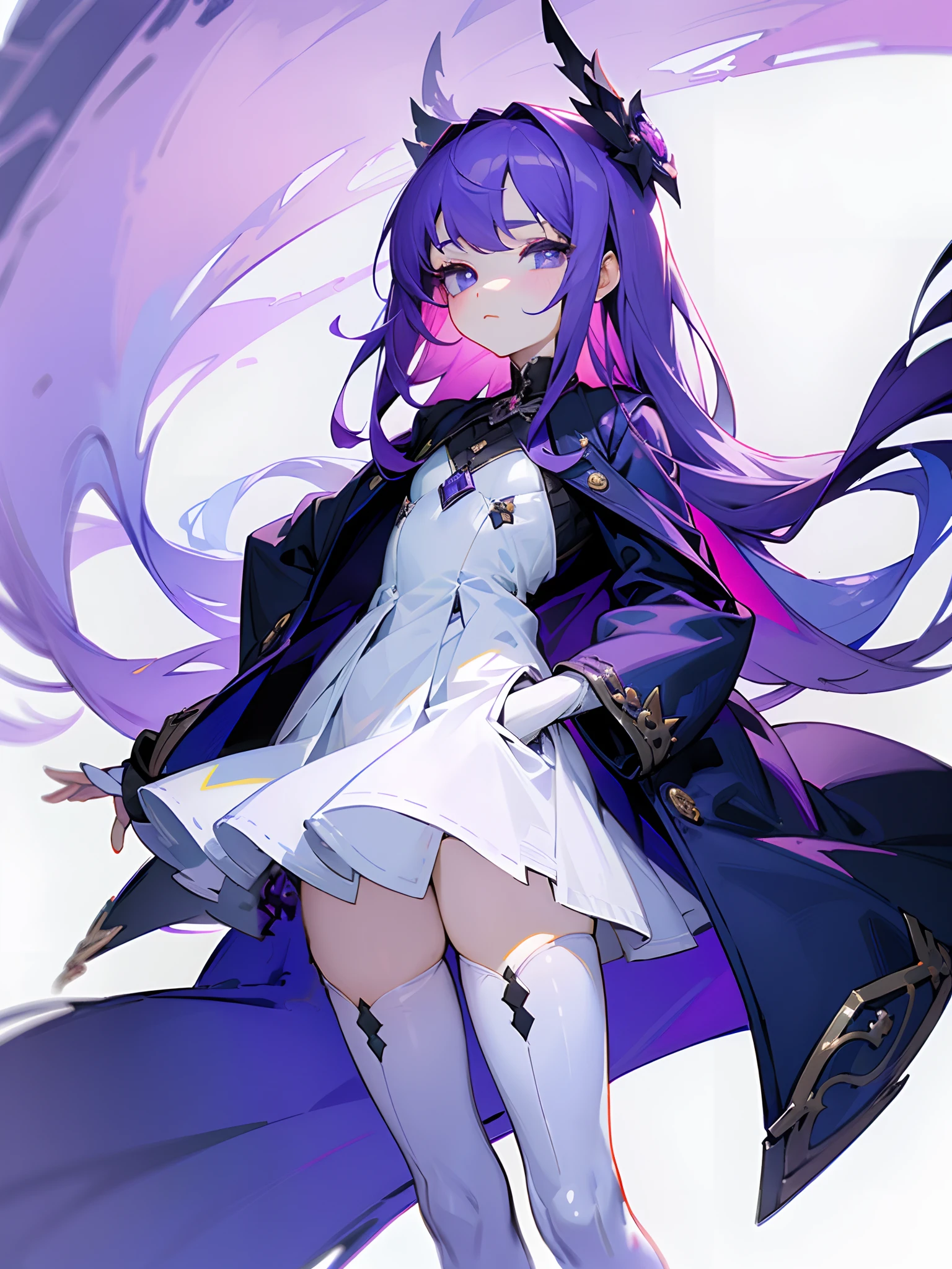 purple cloth