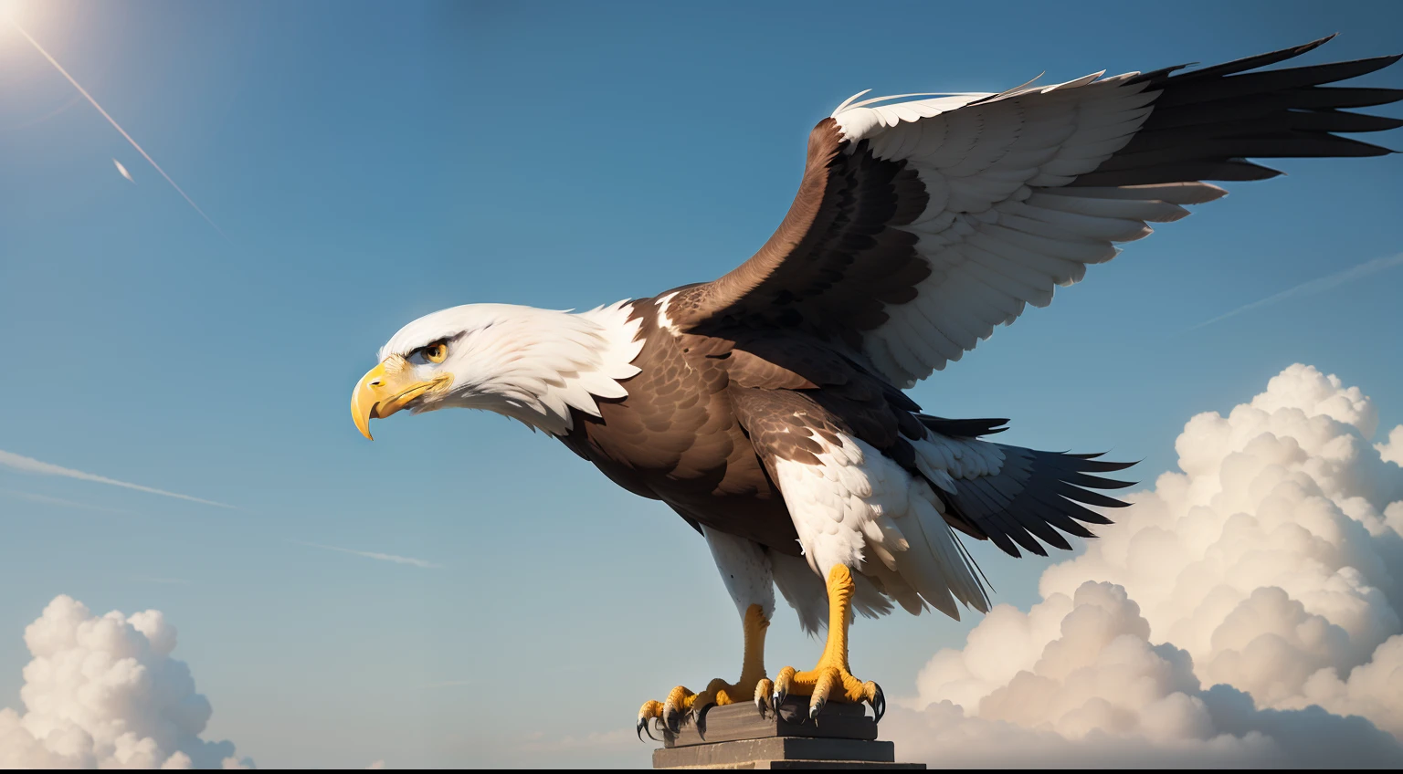 create realistic image of an eagle