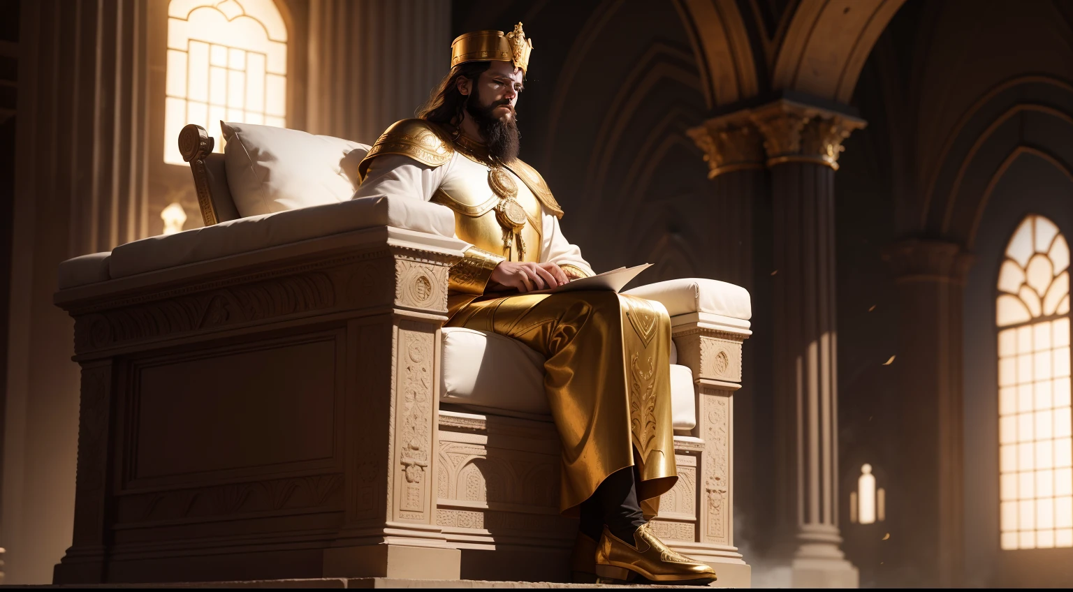 Daniel reveals that Nebuchadnezzar's dream describes the future of world empires. O rei regular o Deus de Daniel como o Deus dos deuses e honra Daniel e seus amigos.