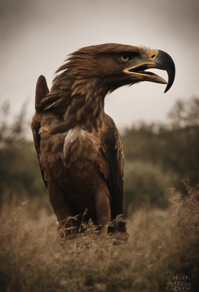 Hipogrifo:
allure: The hippogriff is a majestic creature with the head of an eagle, incluindo bico afiado e olhos penetrantes. His body is similar to that of a horse, com asas poderosas e garras afiadas. Possui penas acinzentadas e olhos amarelos.