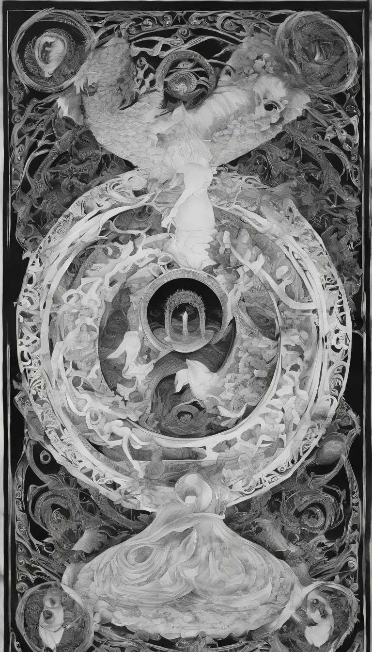 (harmony, balance, yin-yang), Chinese silk painting, Tai Chi principles, fluid motion, interconnected elements, the interplay of contrasting forces, Daoist philosophy, a touch of the I Ching, warm and cool color palette, reflective art, inspired by Laozi, Zhuangzi, Yin Yang diagrams, Taijitu, the Bagua, the fusion of the spiritual and the physical,1girl,solo, grabbing breasts,, daoist, summon magic, cinematic lighting, fire and ice split, bagua background, circular bagua, yi yang, daoist practice, mediation sit, buddha sit, spiral loong, cloud loong at the top,