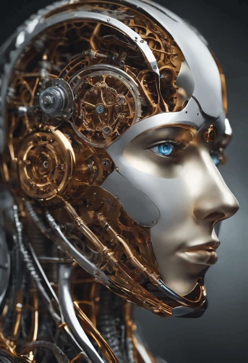 Mechanical prosthetics，The human body，Human head，Human skin，Mechanical aesthetics，Mechanical symmetry