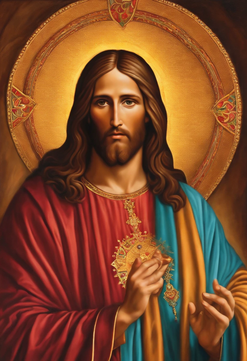 Jesus Christ wearing a tunic