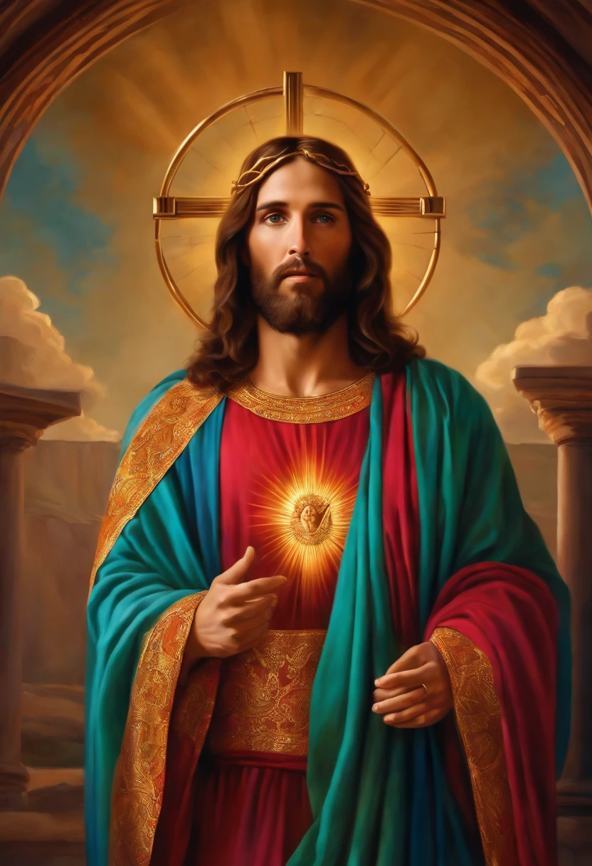 Jesus Christ wearing a tunic