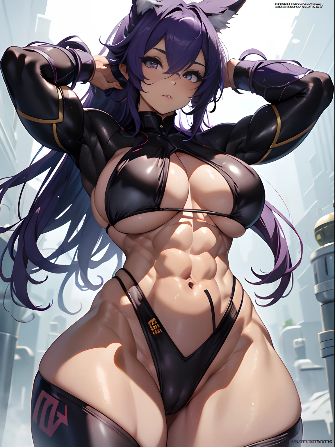 1Menina, (musculoso: 0.7), umbigo, coxas, ombros nus, fundo simples, roupas esportivas, sorrir, Peito grande, Bumbum grande (obra-prima, alta qualidade: 1.1), olhos perfeitos, rosto perfeitamente ????, corpo ????, Ultra Detalhado, ???????? avantajado, peitos avantajados, pose ???????, micro ??????, ,fisiculturista, rosto bonito, serious face, olhos perfeitos, corpo perfeito, healthy body, abdomen, musculoso, estrutura corporal detalhada, all parts are clearly visible, pose ???????, ???????? em destaque, micro ??????, Dynamic background paradisiac, purple hair, bumbum para a tela, bubble ????