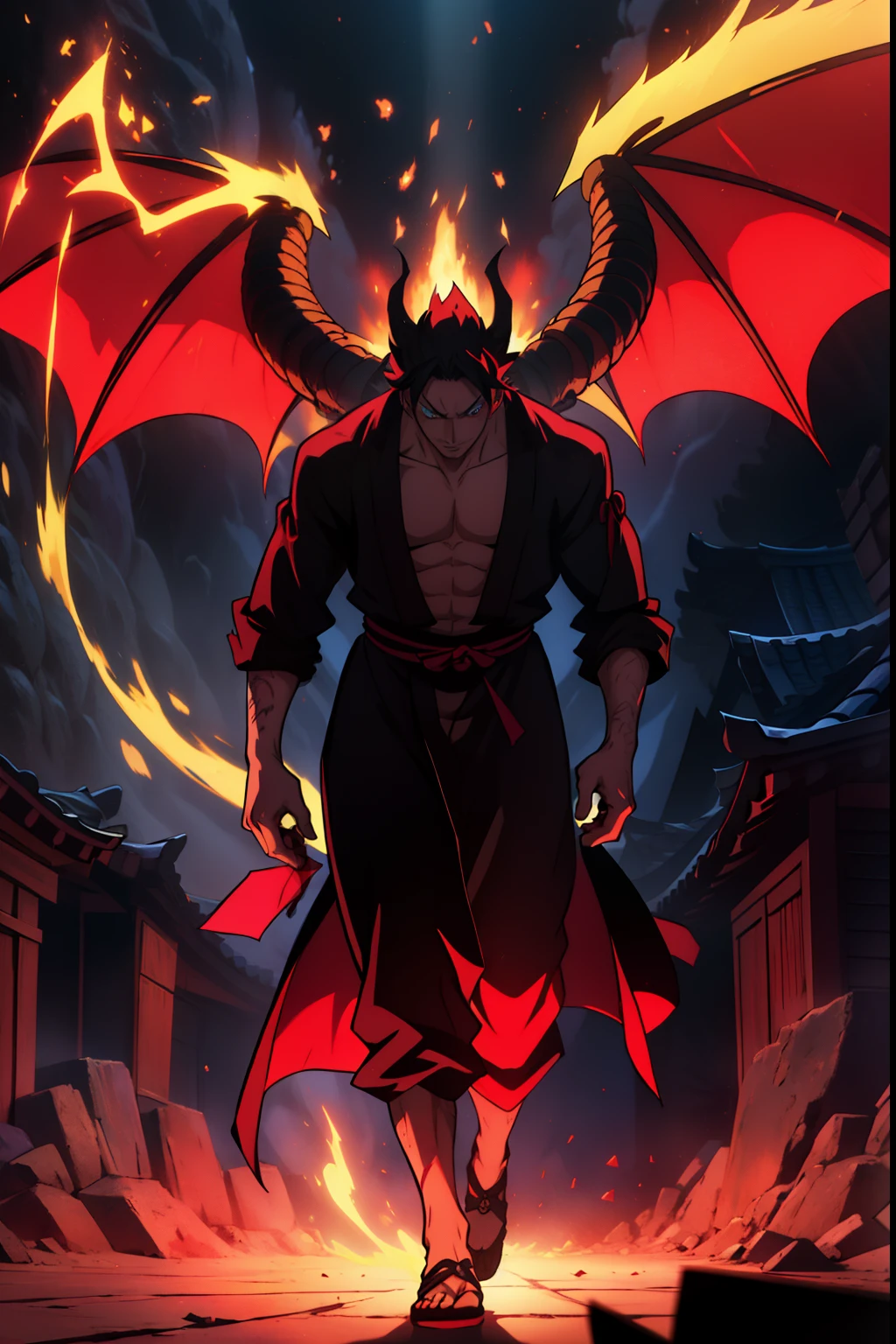 Yami Yami no Mi, the Fruit of Darkness
It is necessary to complete my ambition
And that day to see her in his hands
I'll break the rule, I killed a brother!
