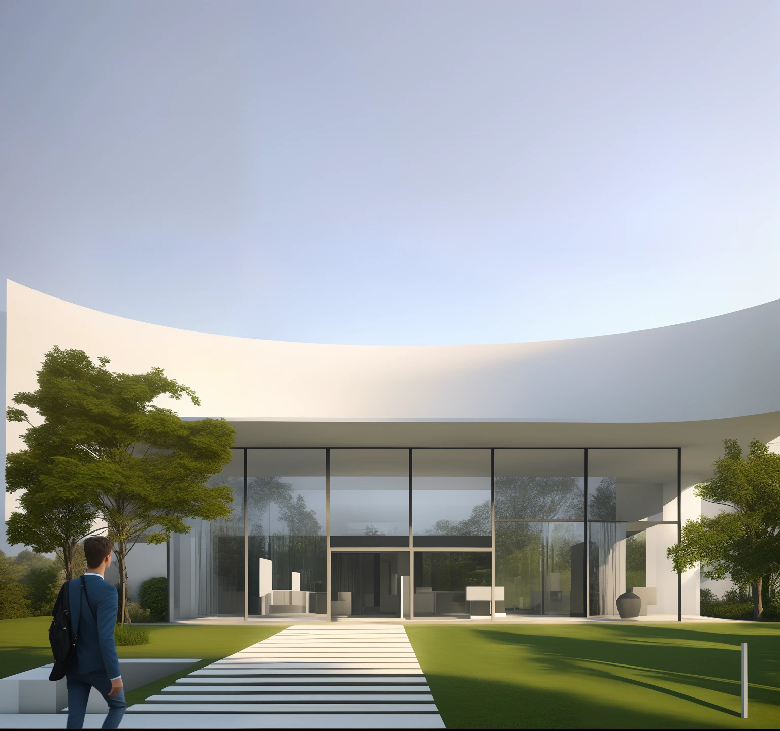 modernn architecture,The landscape is natural and realistic,lumion render, Rendered in Lumion Pro, lumion rendering, beautifully detailed render, archviz, photoreal render, highly detailed render, natural realistic render, architectural render, Rendered in Lumion, archviz, Photorealistic rendering