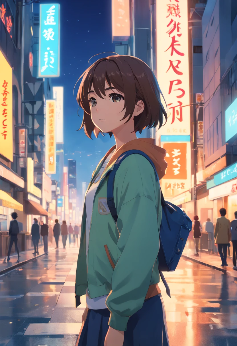 (8K, RAW photo, Best quality, Masterpiece: 1.2), (Realistic, Realistic: 1.37), 1 girl, urban backdrop, Avatar .50mm lens