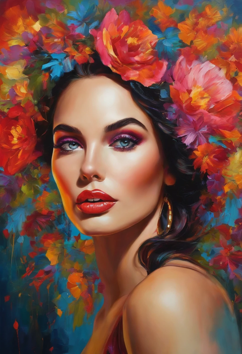 Colorful contemporary art