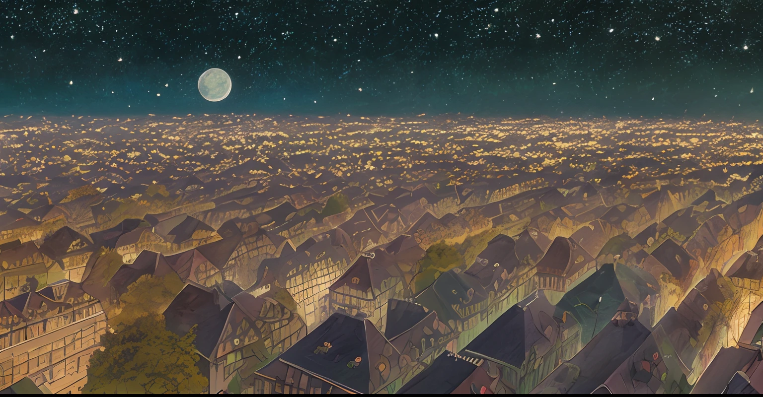 autumn night Illuminated Ghibli's Worldview