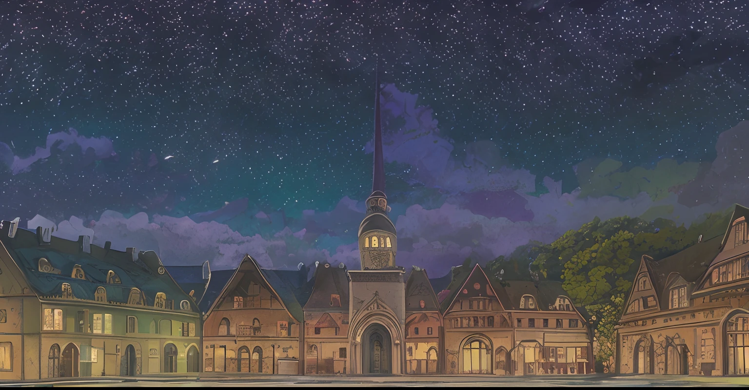 autumn night　Illuminated　Ghibli's Worldview