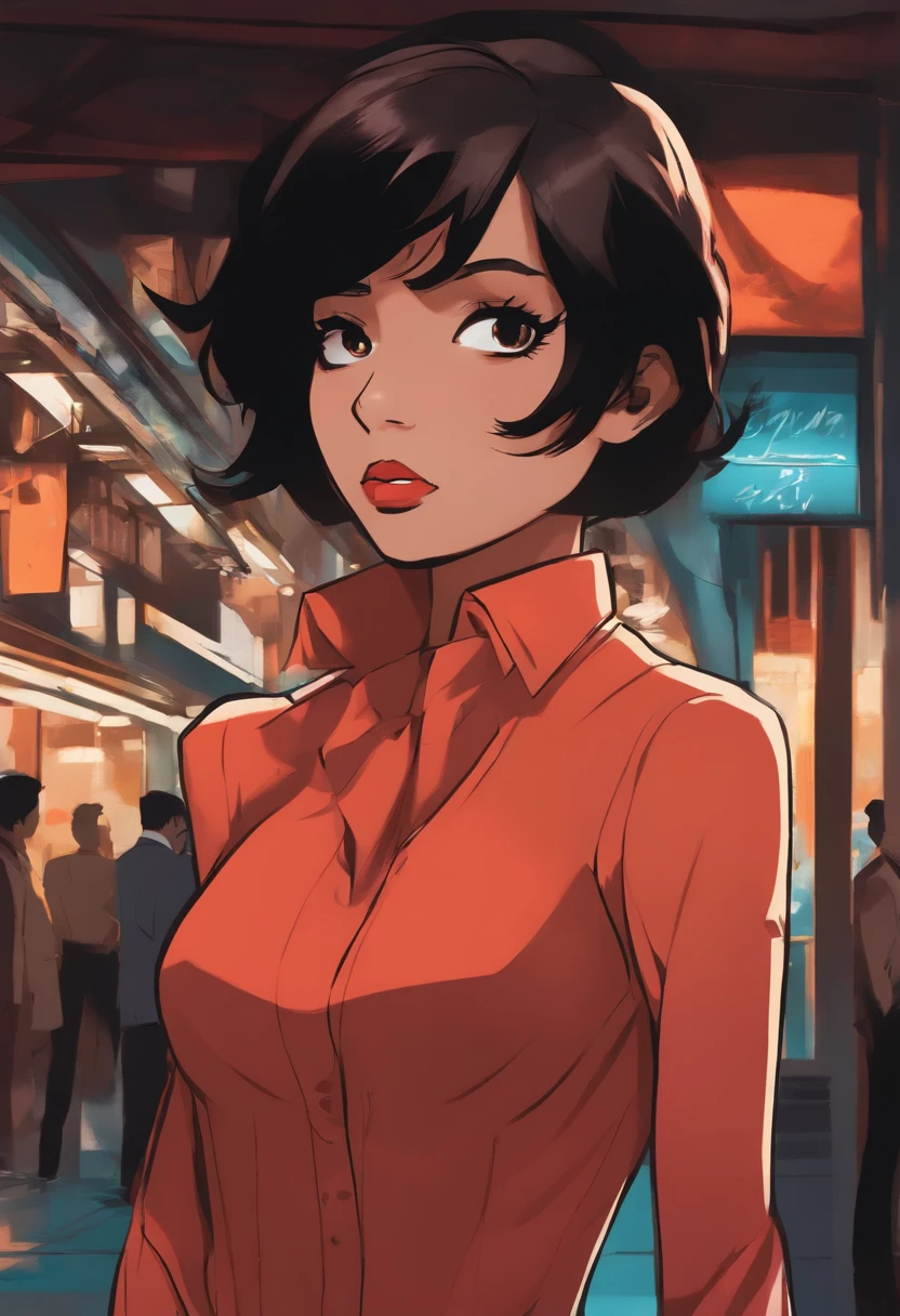 Haz a peni Parker estilo anime desnuda