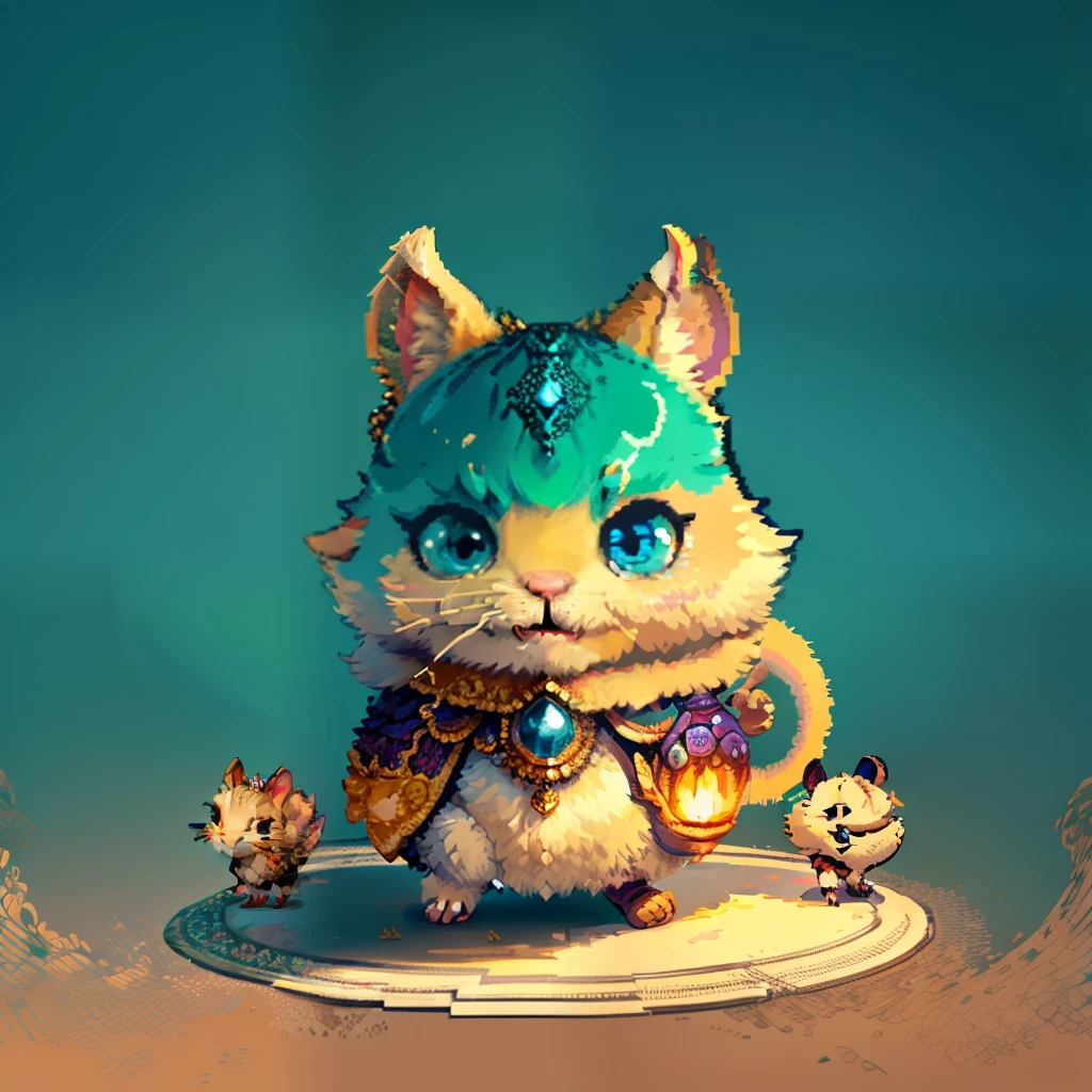 It's a big eye-catcher, fluffly, ssmile, Delicate and delicate, Fairytales, Incredibly high detail, pixar-style, bright color palette, natural soft light, Simple background in solid color, Octane rendering, Trends on Artstation, opulent, ultra-wide-angle, 8k, k hd, realisticlying,ratz,mouse,Rodents