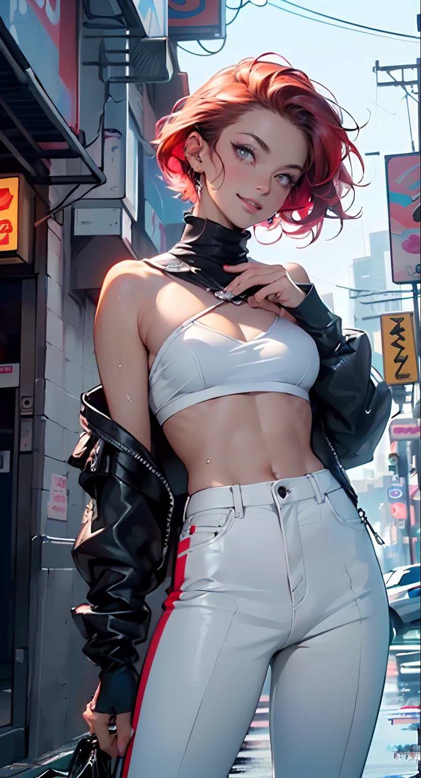 thief man,(((1man))),((man with stylish short hair)),
(((1male,man:1.5,handsome man,male,male gender:1.5,male focus))),
((short red hair,detailed hair,highly detailed hair,red hair,dyed interior hair,colored inner hair)),(((lustrous skin:1.5,tanned skin,bright skin: 1.5,skin tanned,shiny skin,very shiny skin,shiny body,illuminated skin))),((detailed eyes,perfect eyes,rainbow glows ultra-detailed orange brown eyes:1.1,gradient eyes:1,finely detailed beautiful eyes:1,symmetrical eyes:1,big highlight on eyes:1.2)),((man chest)),handsome face,((muscular)),((hand consists of a short thumb and four fingers,a hand with only five fingers,(detailed face))),
alluring look,nsfw,
(((bare chest))),elegant white pants,((bulge in pants)),((elegant thief outfit)),(wearing a elegant thief outfit:1.3,thief clothes),((wet clothes,detailed outfit,detailed clothes)),
(dynamic pose:1.0),solo focus,((evil smile,evil look)),(centered,scale to fit dimensions,Rule of thirds),
cyberpunk city by the ocean at night, with bright neon signs and dark stormy clouds and puddles,
High resolution, sharp focus, (ultra detailed, extremely detailed), (photorealistic artwork:1.37), 8k wallpaper,((synthwave background theme)),(((vibrant colors,))),(intricate),masterpiece,(best quality),synthwave neon colors,