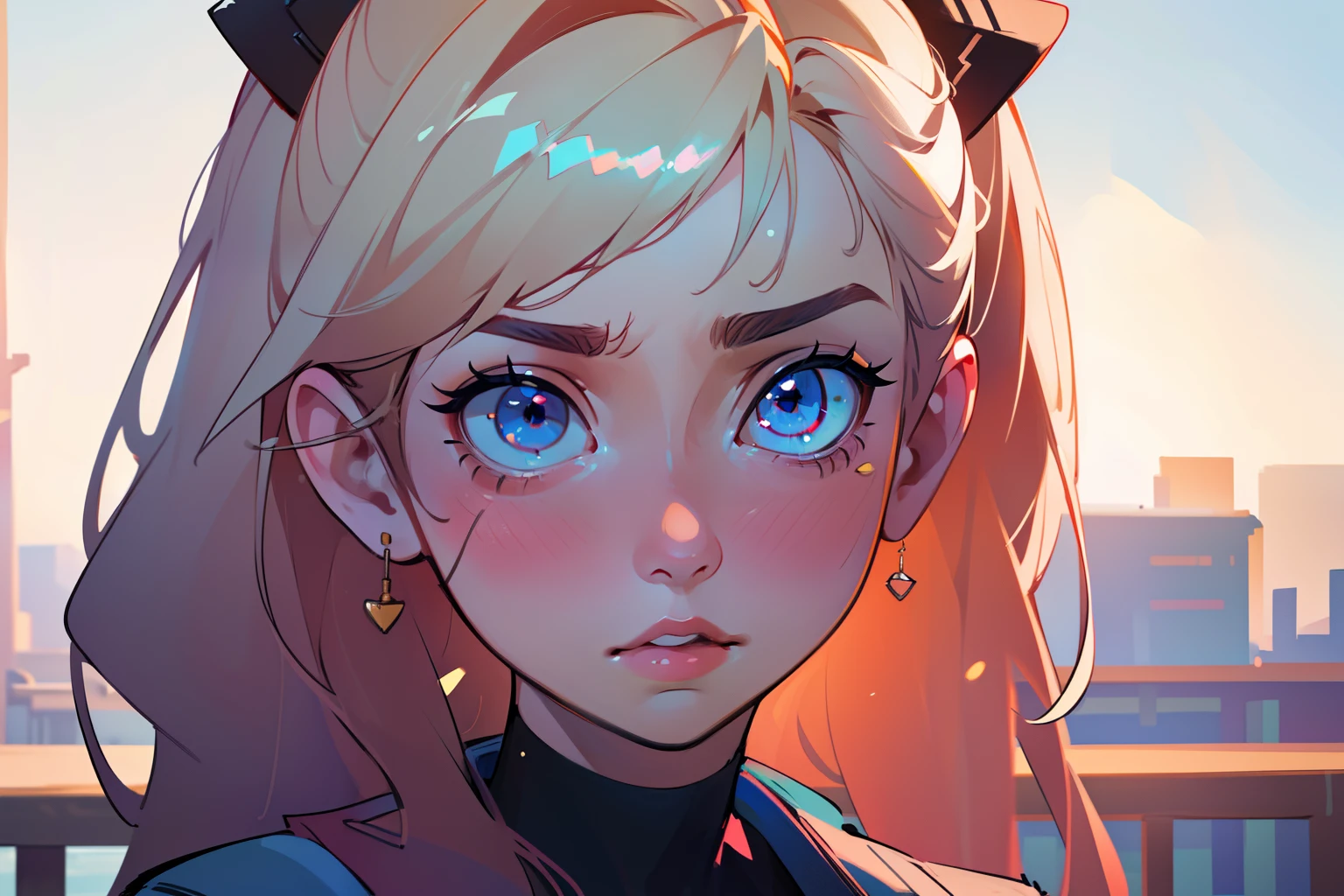 (best quality,4k,8k,highres,masterpiece:1.2),ultra-detailed,(realistic,photorealistic,photo-realistic:1.37),high school tsundere girl,beautiful detailed eyes