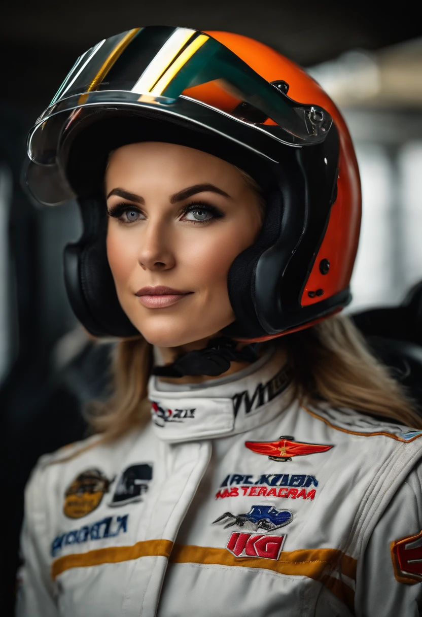 Woman with auto racing uniform, Tessgarman, head shoot, Bob, Retrato de Maci Holloway, Anna, Adi Meyers, foto ainda, ( ( Emma Lindstrom ) ), garota, idade 2 0, Kailee Mandel, retrato", Foto de perfil, foto do cartaz, foto de marketing, Alexis Franklin, Ryan Kiera Armstrong, cabrito