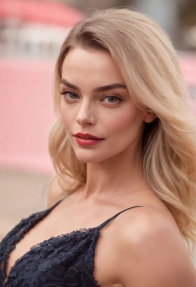 Margot Robbie (((nua)))no ((carro rosa)) (sozinha), detalhes intrincados, ultra-detalhado, (fotorrealista), (Rosto detalhado, Poros:1), master part, ((best quality)), Margot Robbie barbie, cabelos loiros ((penteado estilo anos 80)), sorrir, Sorriso, Foco front, Olhando para o Viewer, topless, (seios egrandes avantajados perfeitos:1.2), (Bunda grande perfeita), Olhos detalhados, olhos azuis, olhos anelados, ((8k)), imagem, (((1girl))), fada, fosco, ((estilo anos 80)), cute, ((pernas abertas))