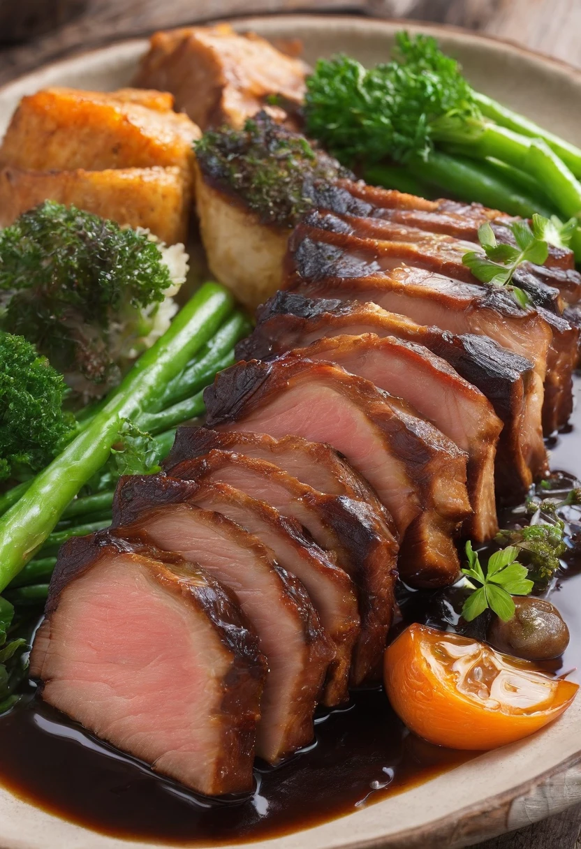 Braised pork