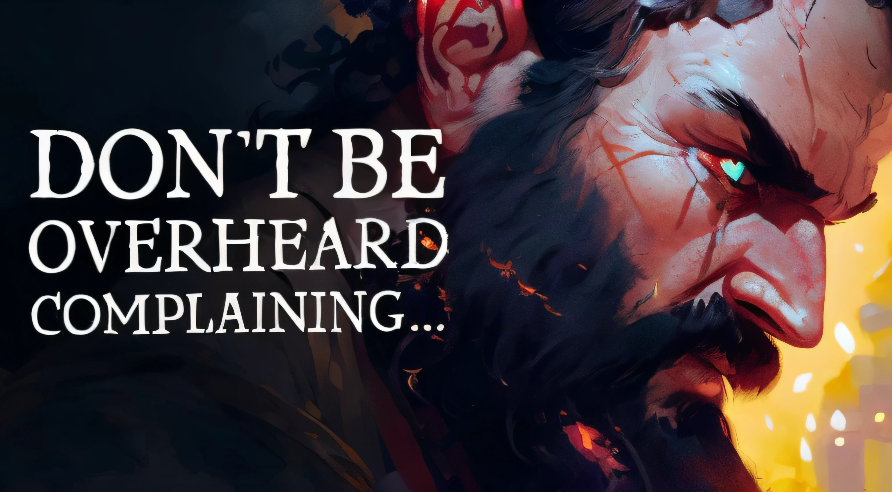 a close up of a man with a beard and a beard with a fire in the background, trending on artstationh, Artstation, fierce bearded dwarf, intimidating glare, as trending on artstation, trending in artstation, d&d trending on artstation, peter mohrbacher. unreal engine, viking beard, peter mohrbacher style, best of artstation