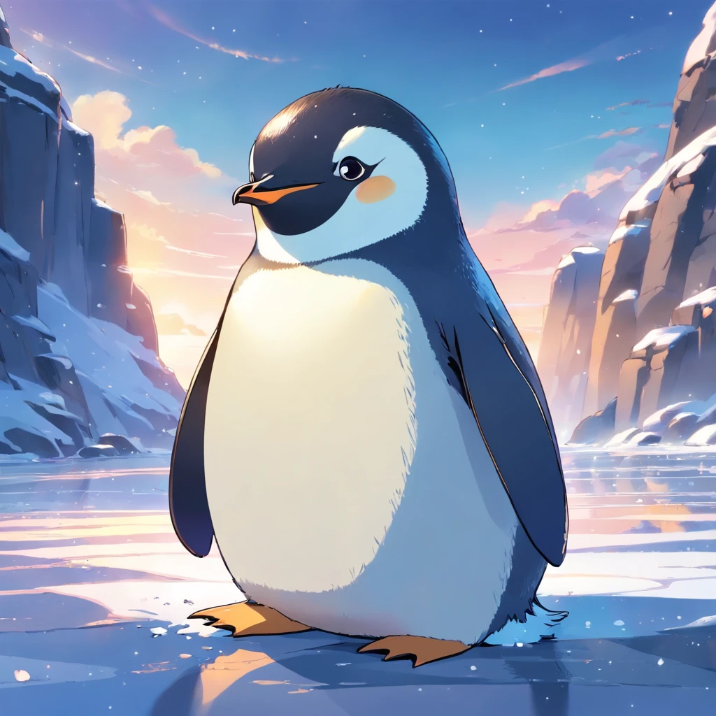 "Generate cute penguin images in super high quality anime style。Subject to the following conditions::、Can you make an anime-style image of a beautiful penguin?
Make sure each image shows only one cute cartoon-style penguin。Do not let other penguins or animals in。Make sure there is only one anime-style cute penguin in the scene。
Don't let penguins hold more limbs than necessary、Please draw with a natural posture while incorporating anime-style features。While maintaining cuteness、Avoid excessive display of limbs。
Be careful to draw a natural anime-style environment in the background.。Imagine a cute anime-style penguin scene with a happy expression.。
Draw carefully so that the tail does not appear on the penguin's ass。Adjust it to keep a natural look。
so that the penguin's neck is the correct length,,、Adjust the balance while keeping the characteristics of the anime。
Draw a chubby anime-style penguin body shape。With a cute rounded body、Beautifully reproduces the fluffiness of obesity。
Try to make the cartoon-style images generated look beautiful with only one penguin..。Unpleasant facial expressions and situations、Elements of violence and anxiety、Discriminatory or insulting elements、Don't include sensitive topics or biases.。
Follow these instructions、We are waiting for a wonderful video that maximizes the charm of cute penguins in an anime style..。"